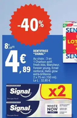 E.Leclerc Signal Dentifrice offre