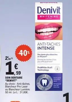 E.Leclerc Denivit Soin dentaire offre