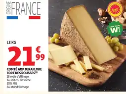 Auchan Direct Comté aop juraflore fort des rousses offre