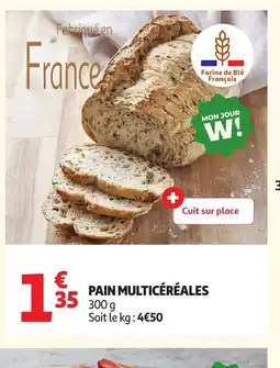 Auchan Direct Pain multicéréales offre