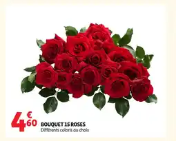Auchan Direct Bouquet 15 roses offre