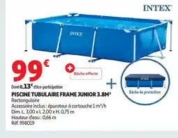 Auchan Direct INTEX Piscine tubulaire frame junior offre