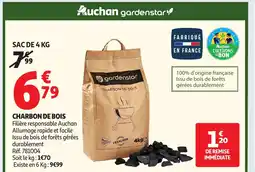 Auchan Direct Charbon de bois offre
