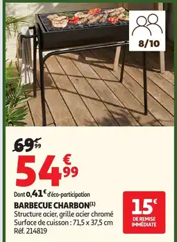 Auchan Direct Barbecue charbon offre