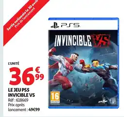 Auchan Direct Le jeu ps5 invicible vs offre