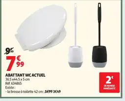 Auchan Direct ACTUEL Abattant wc offre