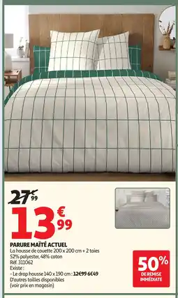 Auchan Direct ACTUEL Parure maïté offre