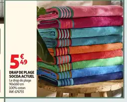 Auchan Direct ACTUEL Drap de plage socoa offre