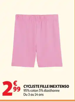 Auchan Direct INEXTENSO Cycliste fille offre