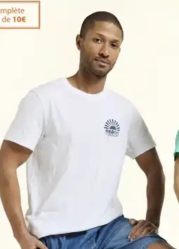 Auchan Direct INEXTENSO Tee-shirt femme ou homme offre