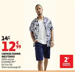 Auchan Direct INEXTENSO Chemise homme offre