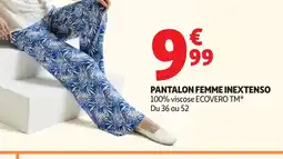 Auchan Direct INEXTENSO Pantalon femme offre
