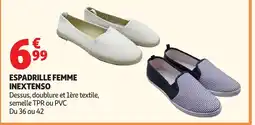 Auchan Direct INEXTENSO Espadrille femme offre