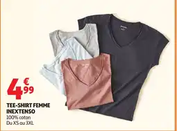 Auchan Direct INEXTENSO Tee-shirt femme offre
