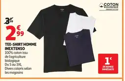 Auchan Direct INEXTENSO Tee-shirt homme offre