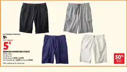 Auchan Direct INEXTENSO Bermuda homme offre