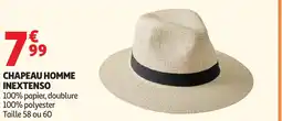 Auchan Direct INEXTENSO Chapeau homme offre