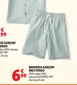 Auchan Direct INEXTENSO Bermuda garçon offre