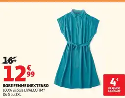 Auchan Direct INEXTENSO Robe femme offre