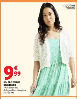 Auchan Direct INEXTENSO Boléro femme offre