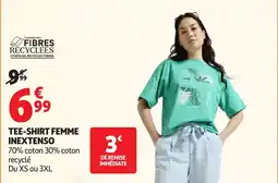 Auchan Direct INEXTENSO Tee-shirt femme offre