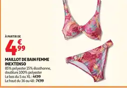 Auchan Direct INEXTENSO Maillot de bain femme offre