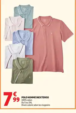 Auchan Direct INEXTENSO Polo homme offre