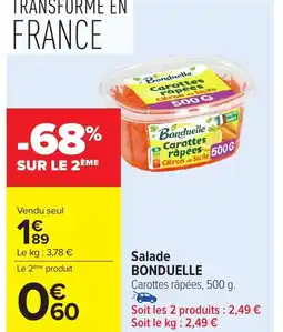 Carrefour Market BONDUELLE Salade offre
