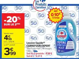 Carrefour Market CARREFOUR EXPERT Lessive liquide offre