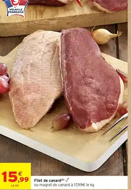 Intermarché Hyper Filet de canard offre