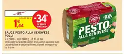 Intermarché Hyper POLLI Sauce pesto alla genovese offre