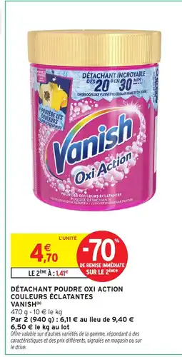 Intermarché Hyper VANISH Détachant incroyable couleurs éclatantes offre