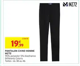 Intermarché Hyper MZ72 Pantalon chino homme offre