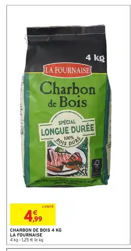 Intermarché Hyper LA FOURNAISE Charbon de bois offre