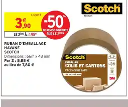 Intermarché Hyper SCOTCH Ruban d'emballage havane offre