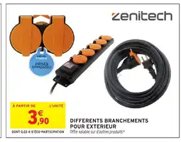 Intermarché Hyper Differents branchements pour exterieur offre