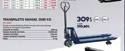 Master Pro Transpalette manuel offre