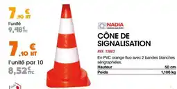 Master Pro Cône de signalisation offre