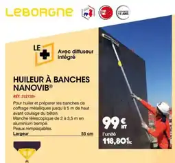 Master Pro Huileur à banches nanovib offre