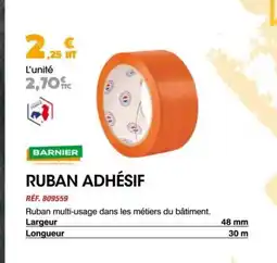Master Pro BARNIER Ruban adhésif offre