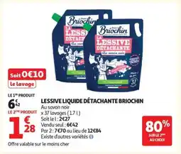 Auchan LESSIVE LIQUIDE DÉTACHANTE BRIOCHIN offre