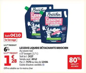 LESSIVE LIQUIDE DÉTACHANTE BRIOCHIN