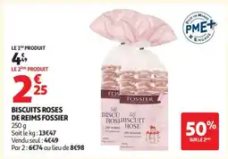 Auchan BISCUITS ROSES DE REIMS FOSSIER offre