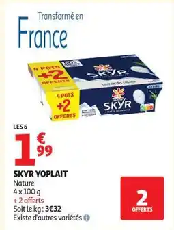 Auchan Skyr Yoplait offre