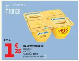 Auchan DANETTE VANILLE offre