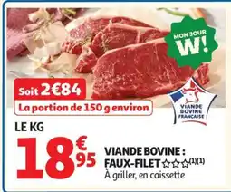 Auchan Viande Bovine : Faux-Filet offre