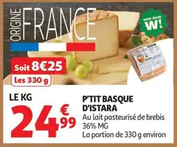 Auchan P'tit Basque D'istara offre