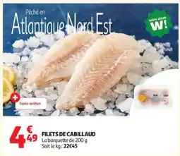 Auchan Filets De Cabillaud offre