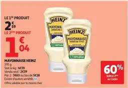 Auchan Mayonnaise 'Heinz' offre