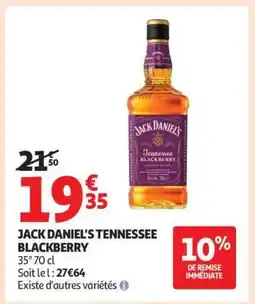 Auchan JACK DANIEL'S TENNESSEE BLACKBERRY offre